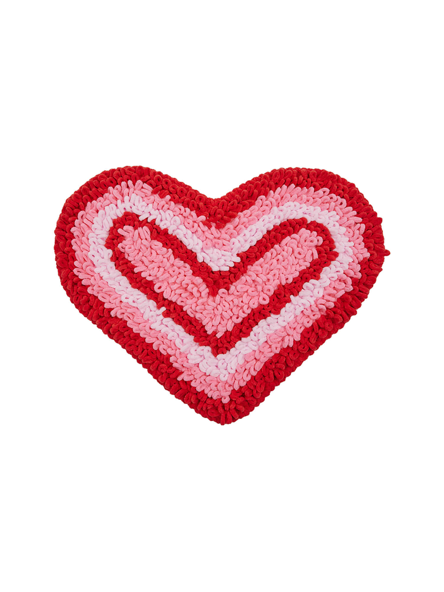 Heart Beam Rug S-Size - Red