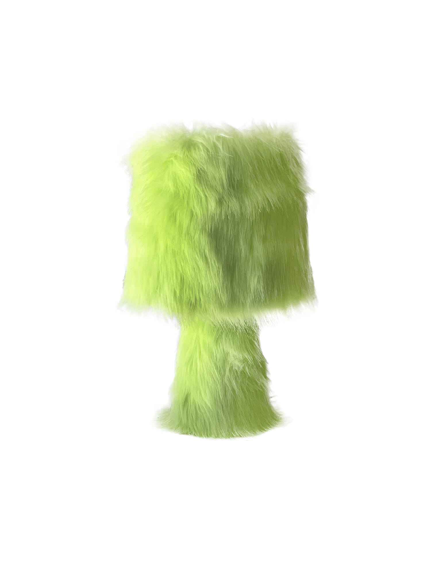 Furry Lamp - Green