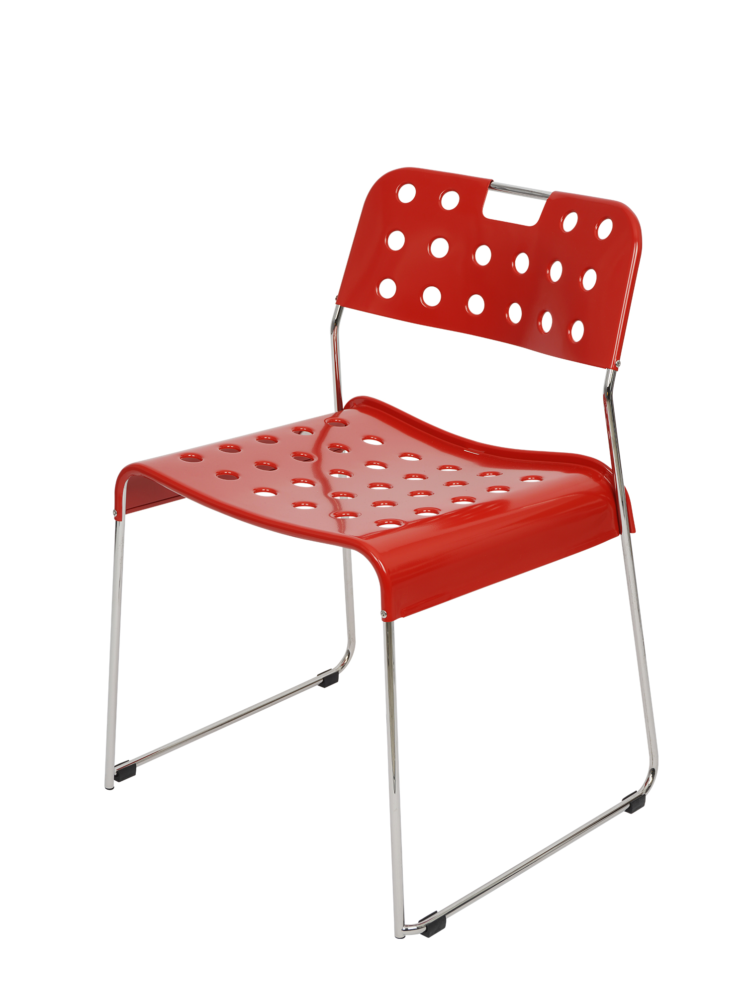 [OMK] Omkstak Side Chair Tomato Red