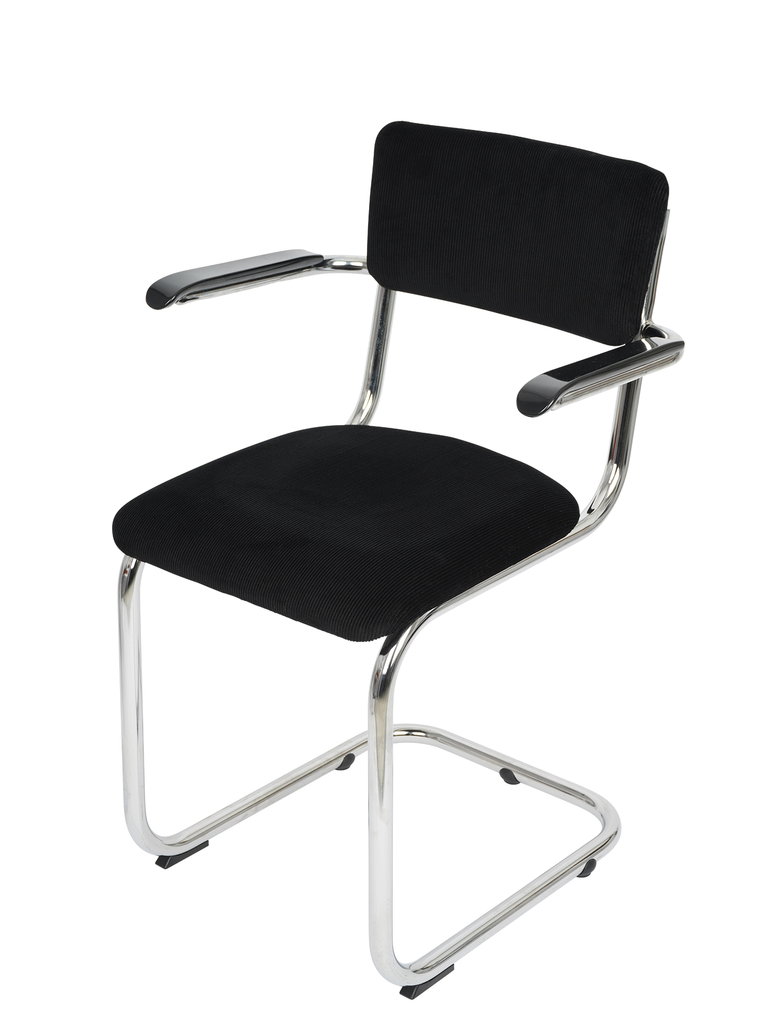 [TUBAX] Cantilever Arm Chair Manchester Black