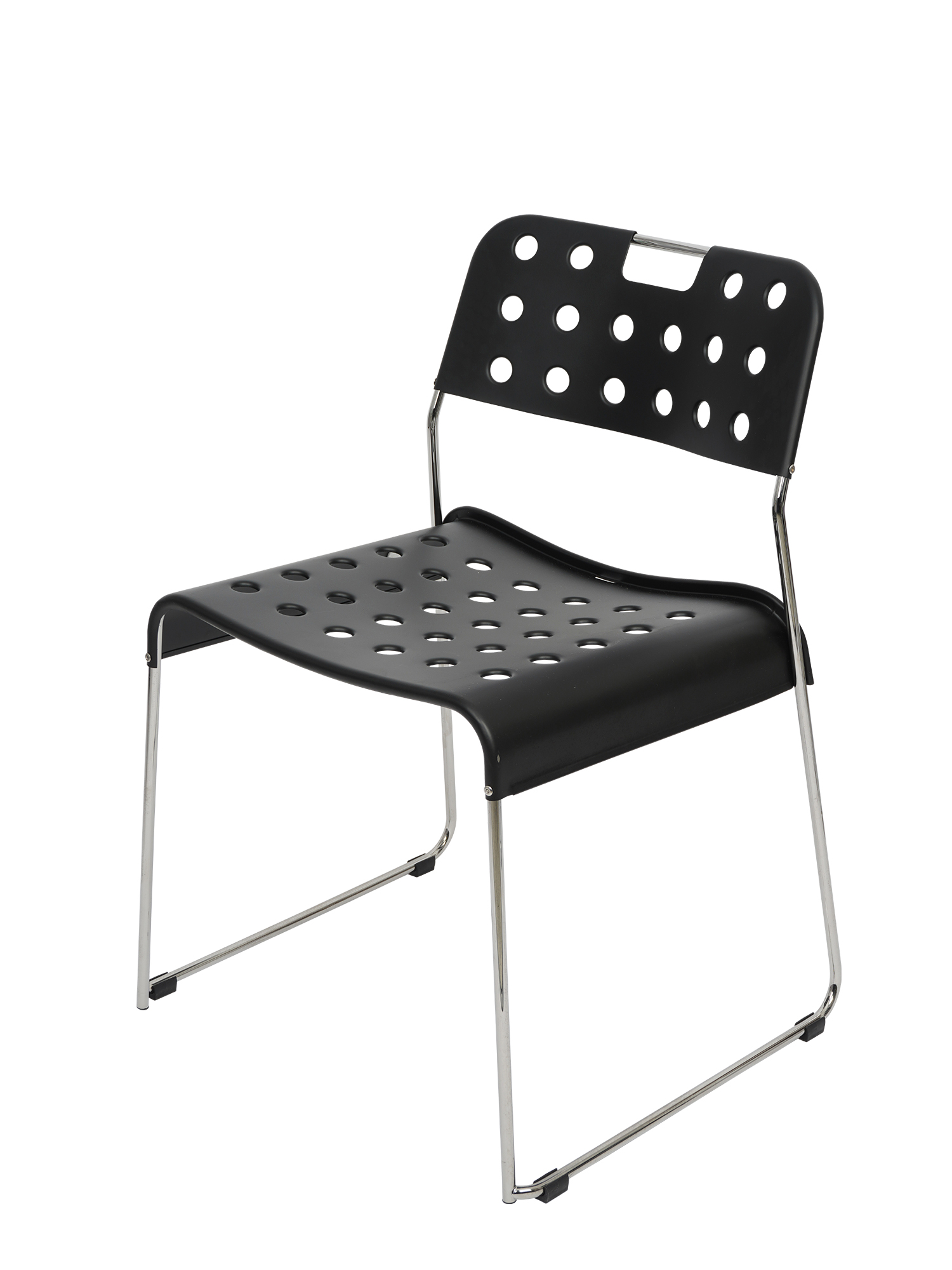 [OMK] Omkstak Side Chair Jet Black
