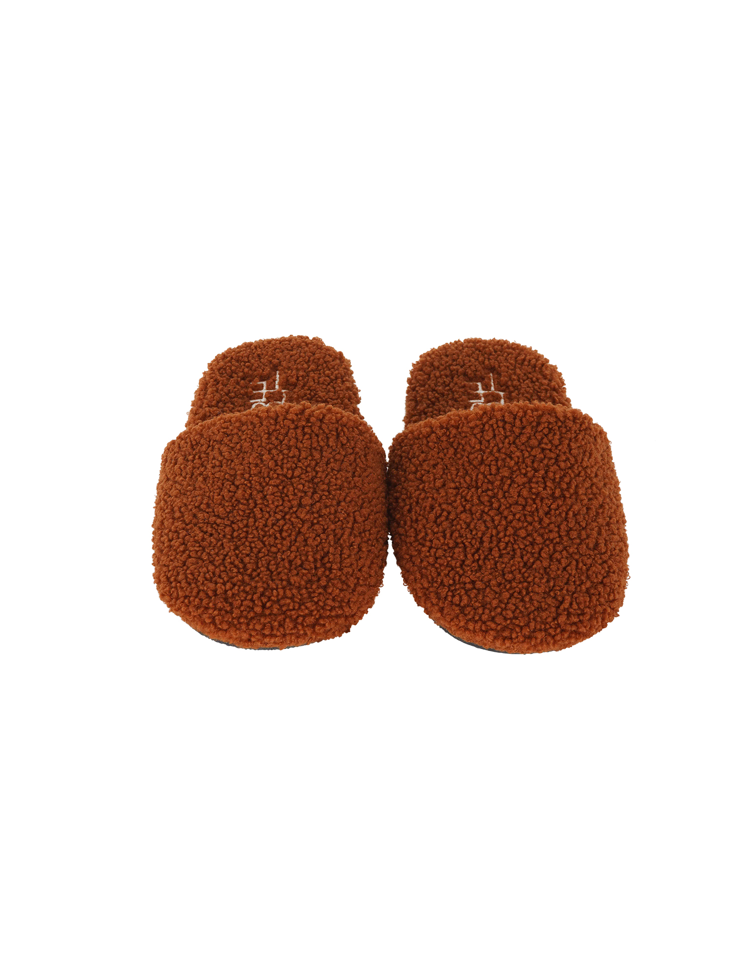 Boucle Room Shoes - Camel