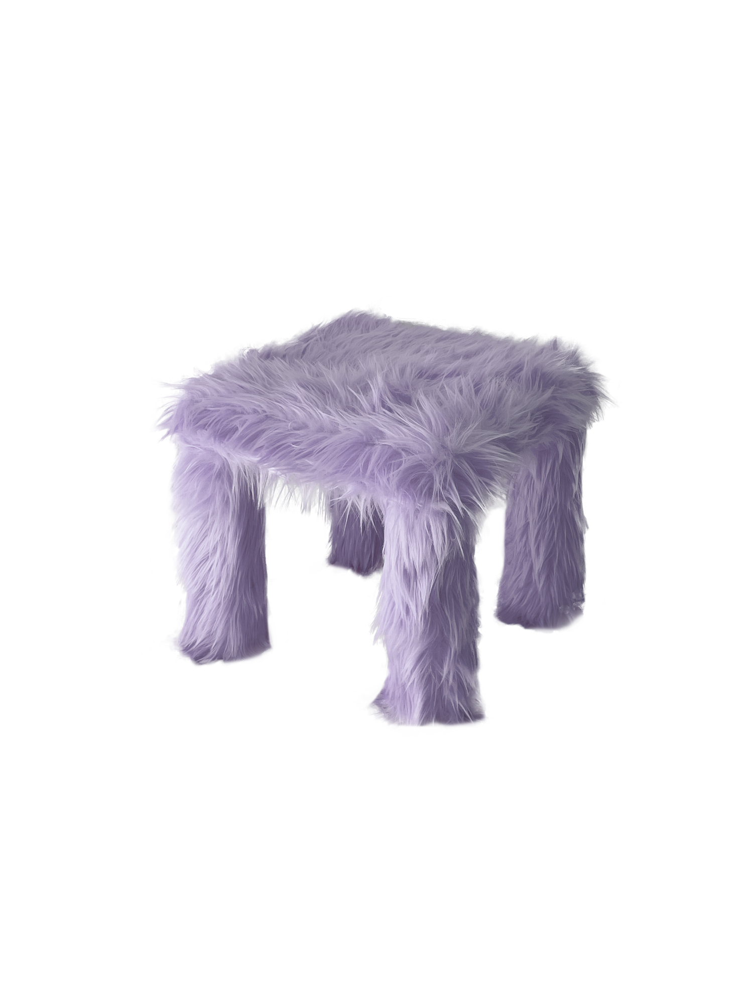 Furry Table - Purple