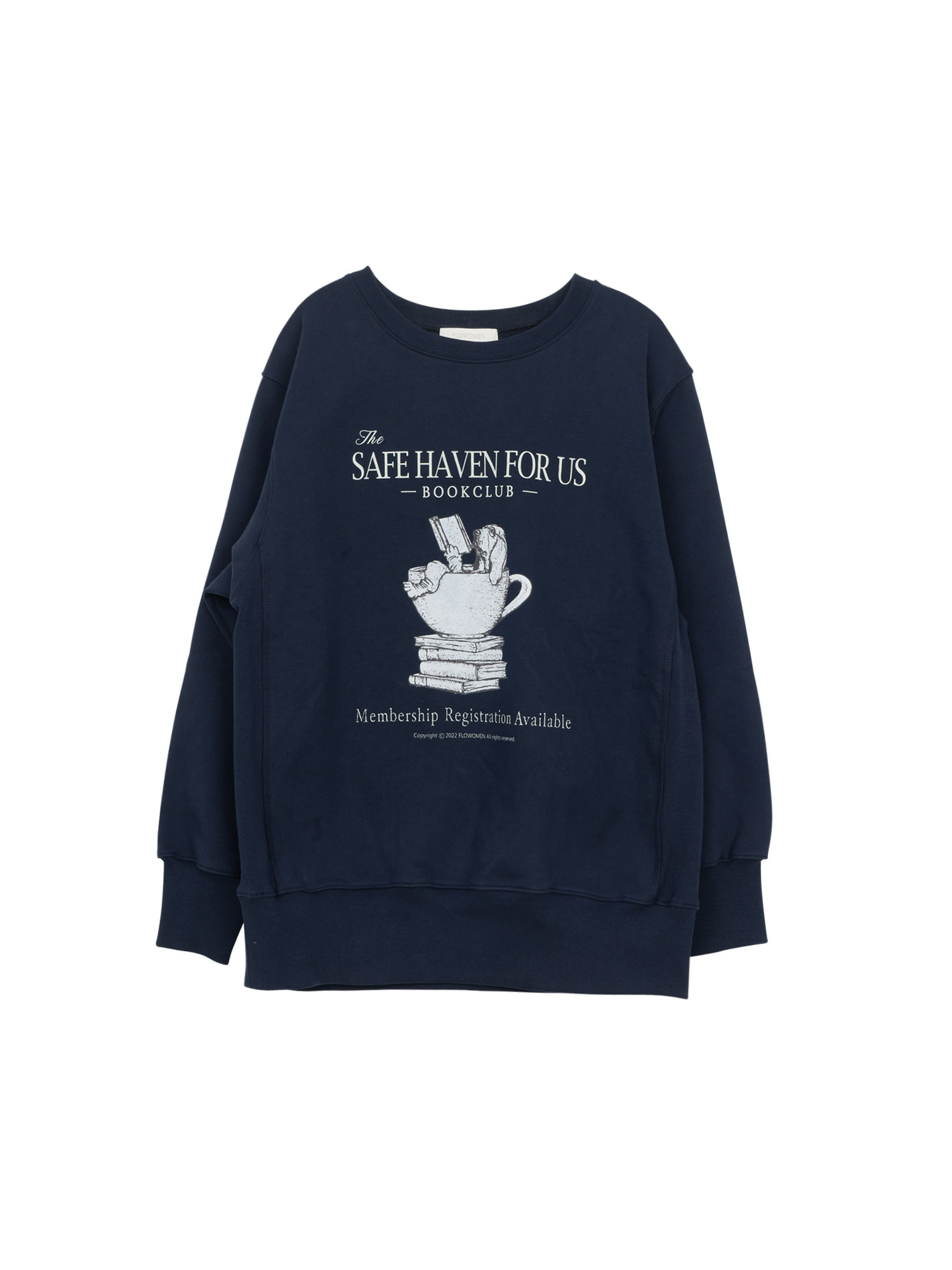 Bookclub Crewneck Sweatshirt - Navy