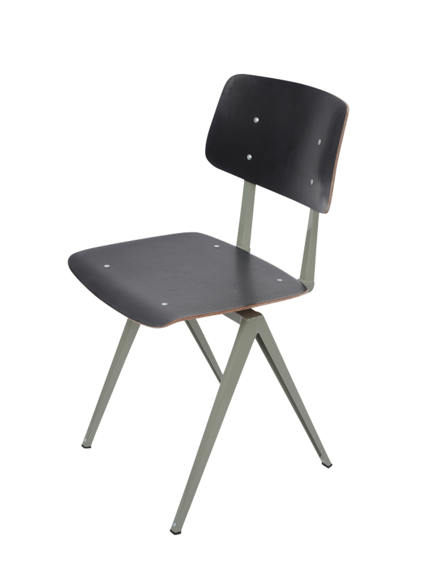 [GALVANITAS] S16 Side Chair Cement Grey/Black