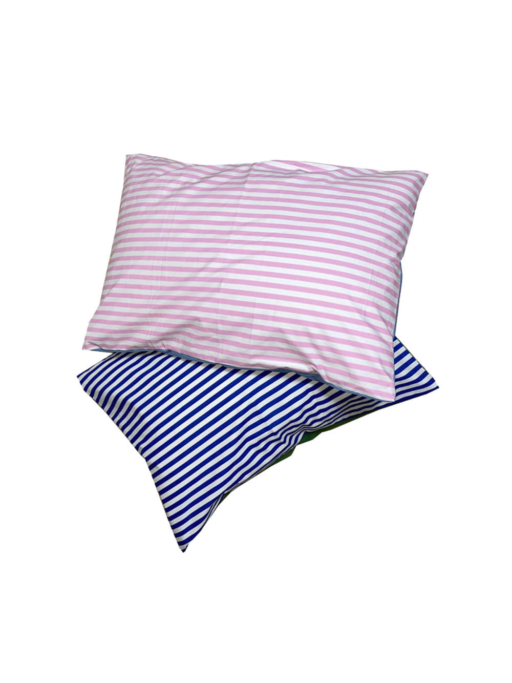 Half Stripe Pillow Cover