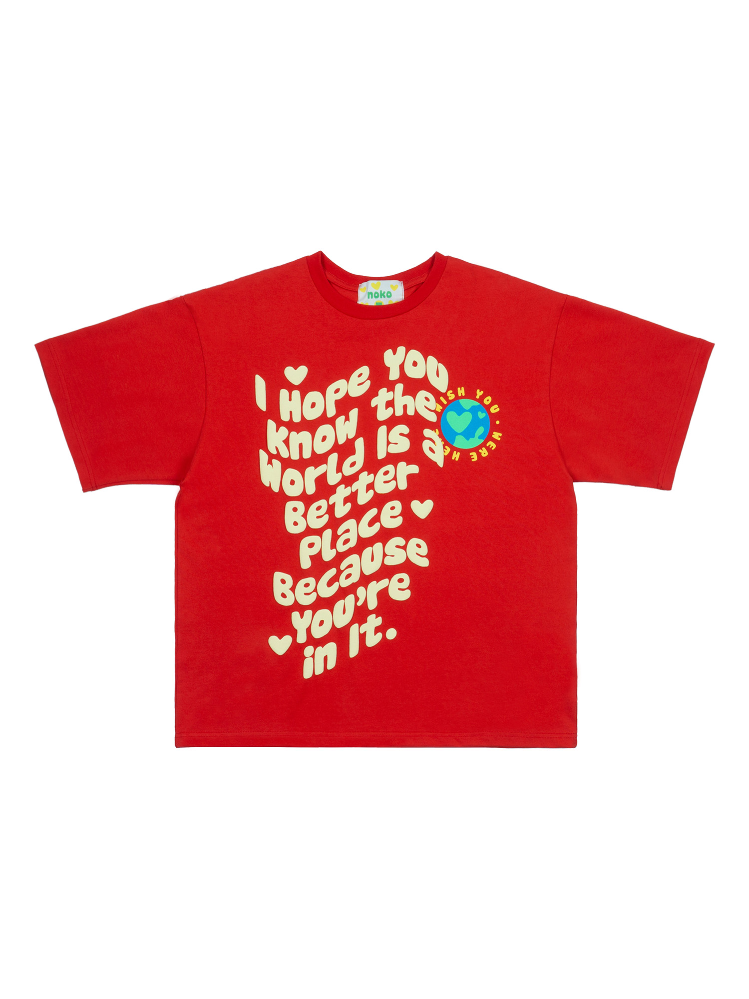 WISH YOU WERE HERE TEE - Red