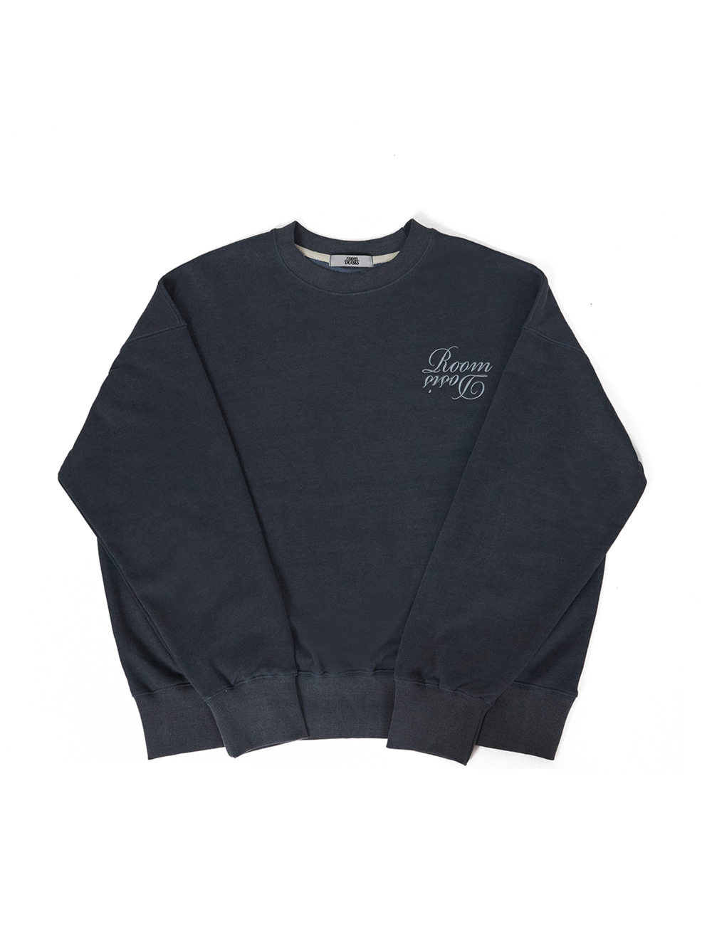 Washed Cotton Sweatshirt - Deep Navy