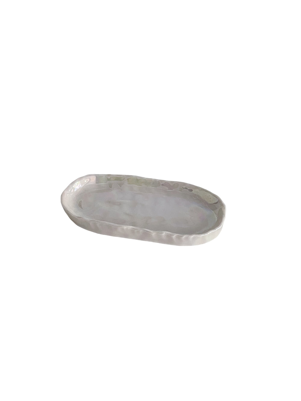 Low Wave Tray - Pearl White