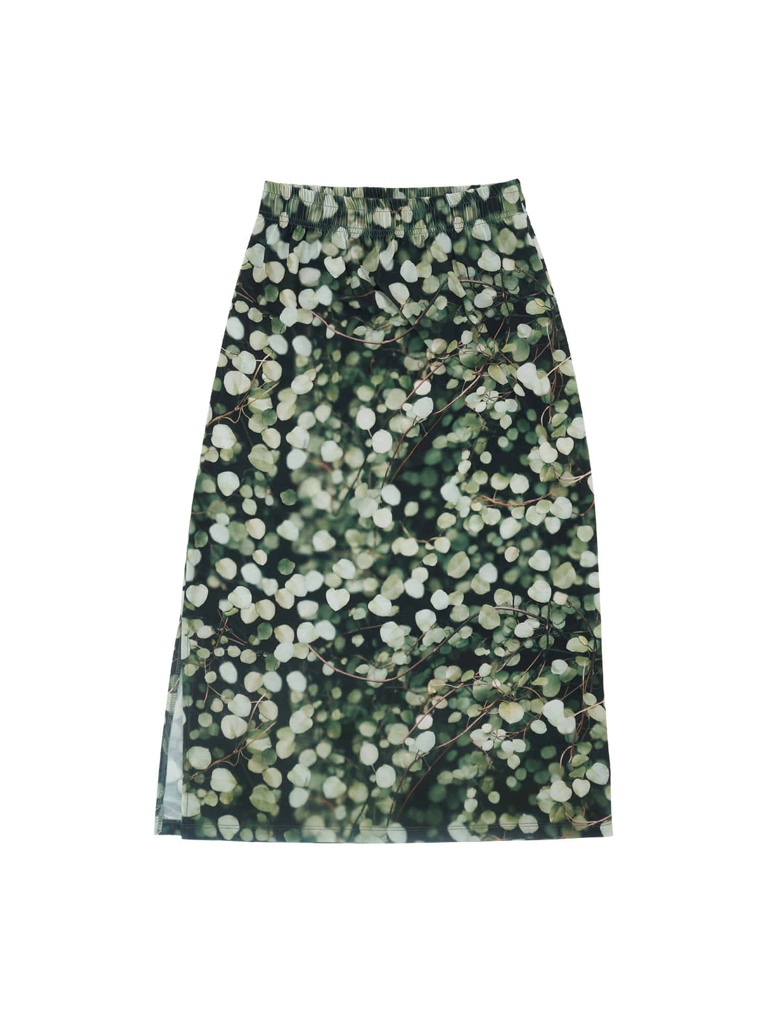 Plant Long Skirt - Green