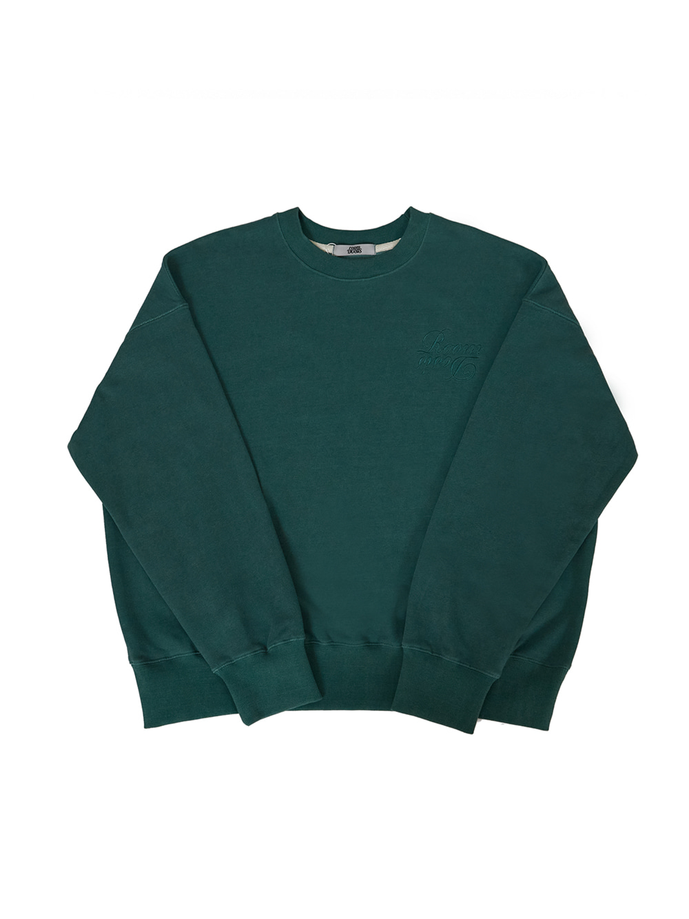 Washed Cotton Sweatshirt - Green