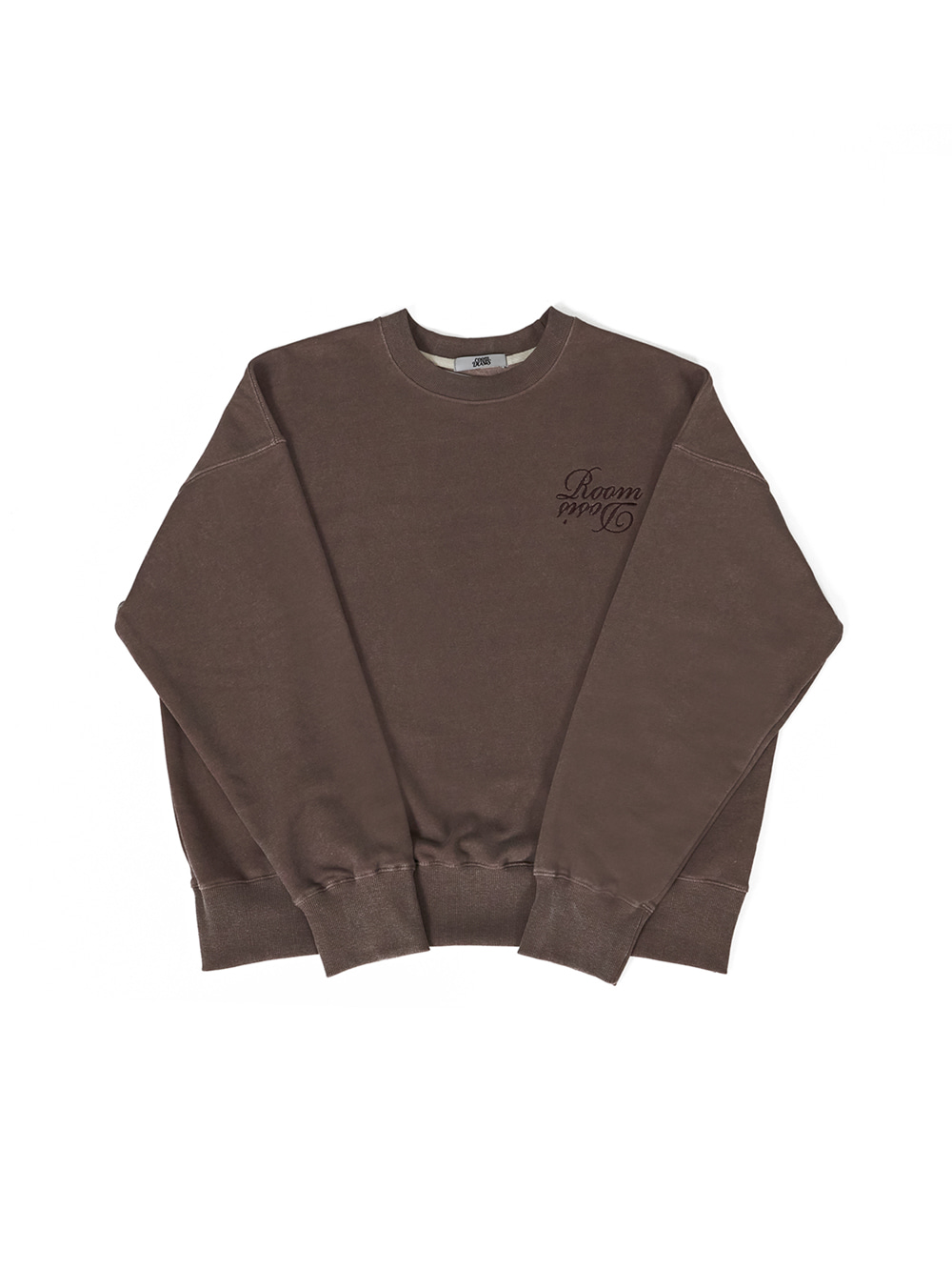 Washed Cotton Sweatshirt - Brown