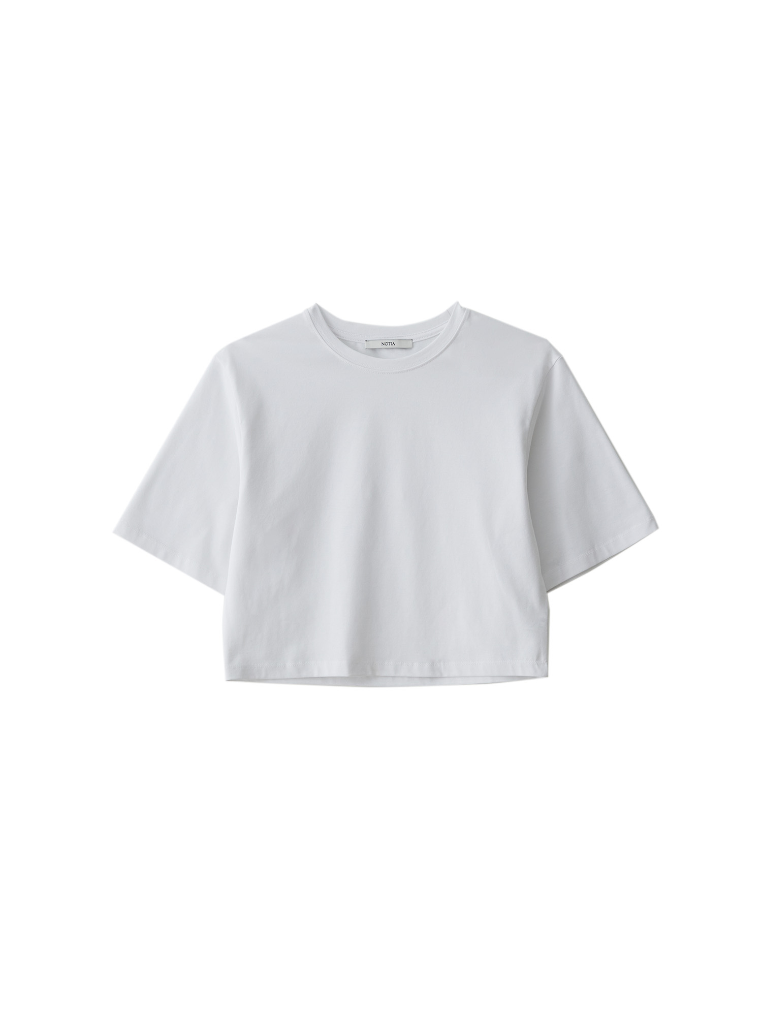 Mid Sleeve T-Shirts - Ivory