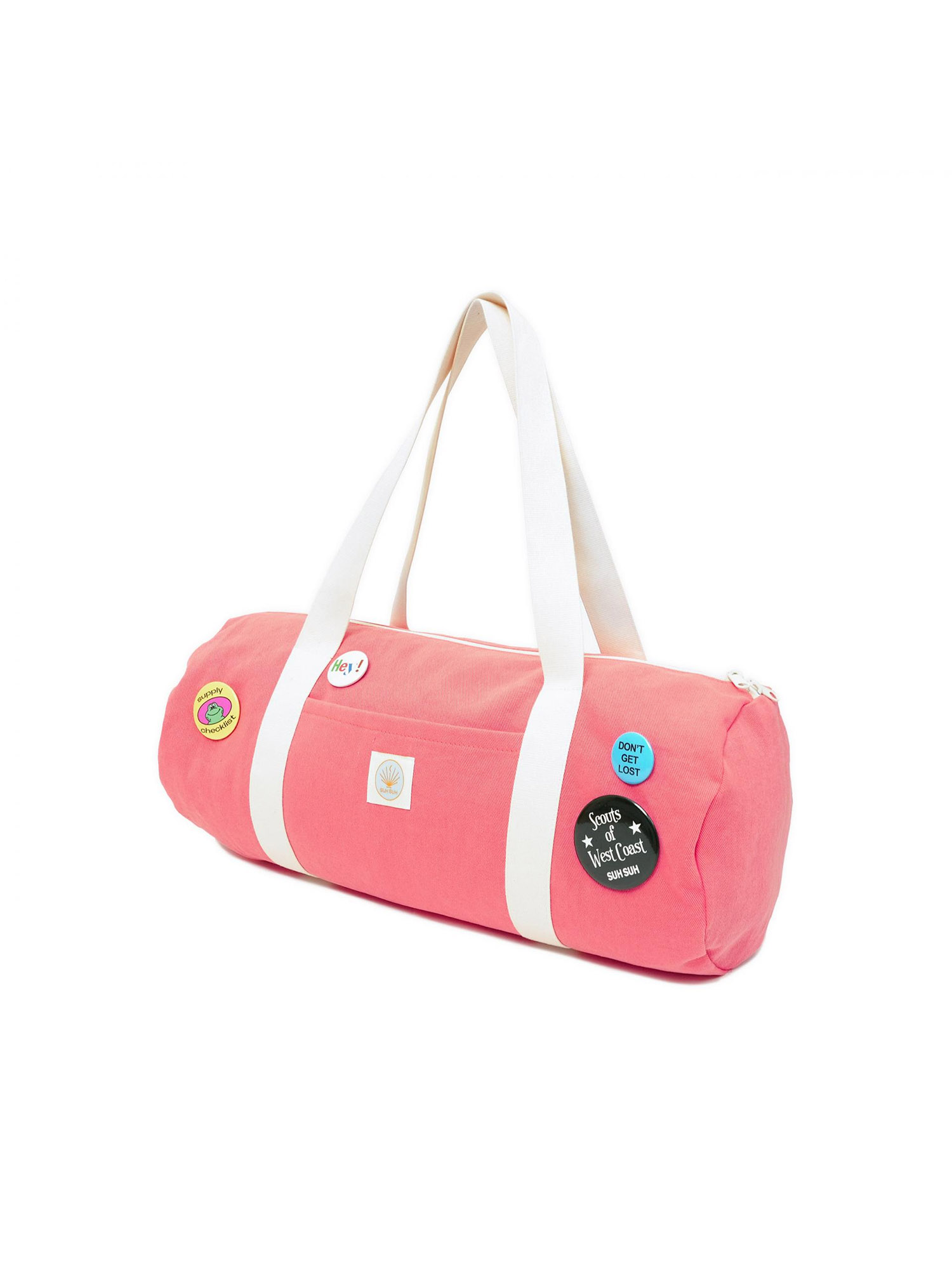 Suh Suh Cotton Duffle Bag - Coral Red