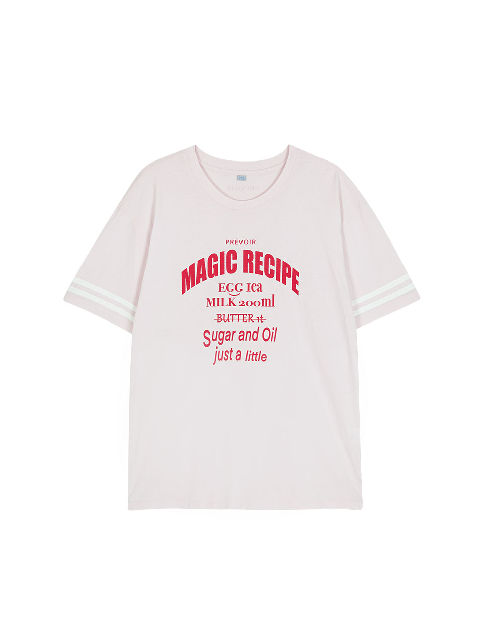 Recipe T-Shirt - Light Pink