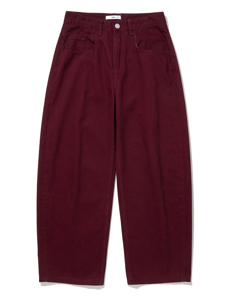 Reflect Curved Pants - Burgundy