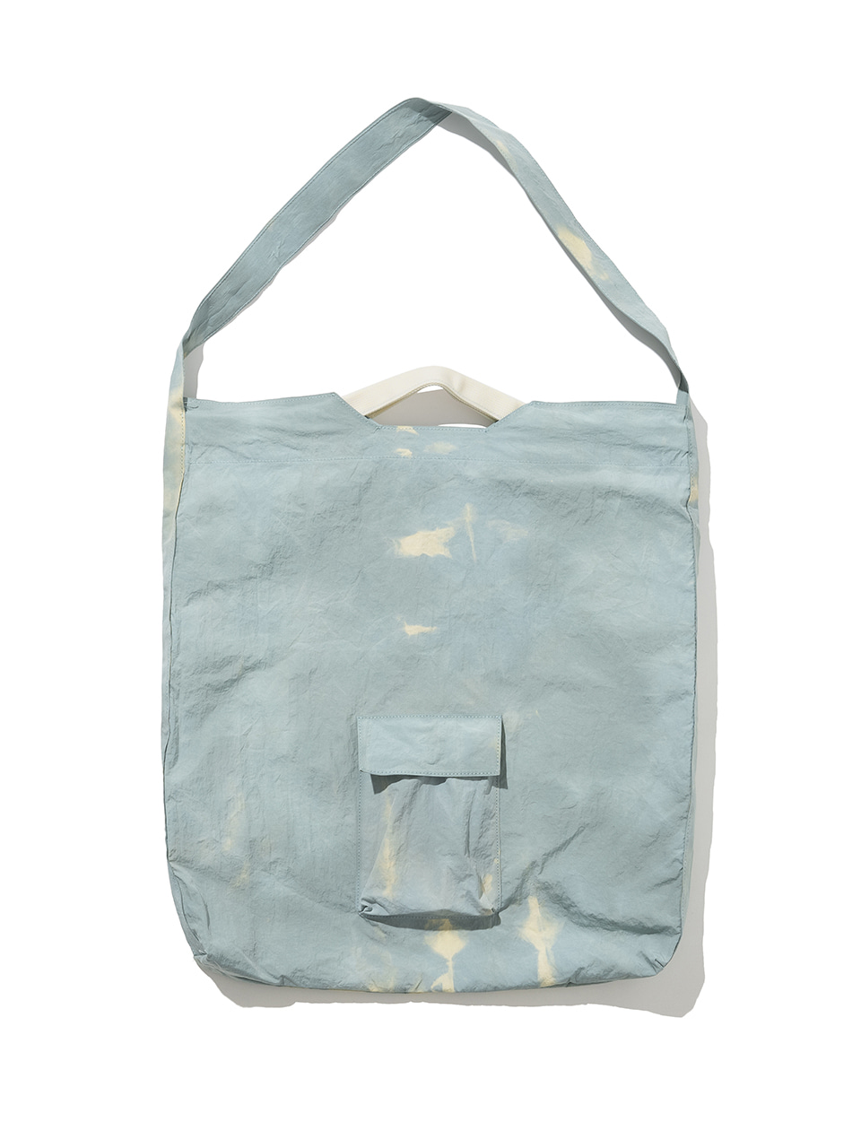Dyeing Nylon Shoulder Bag - Stone Beige