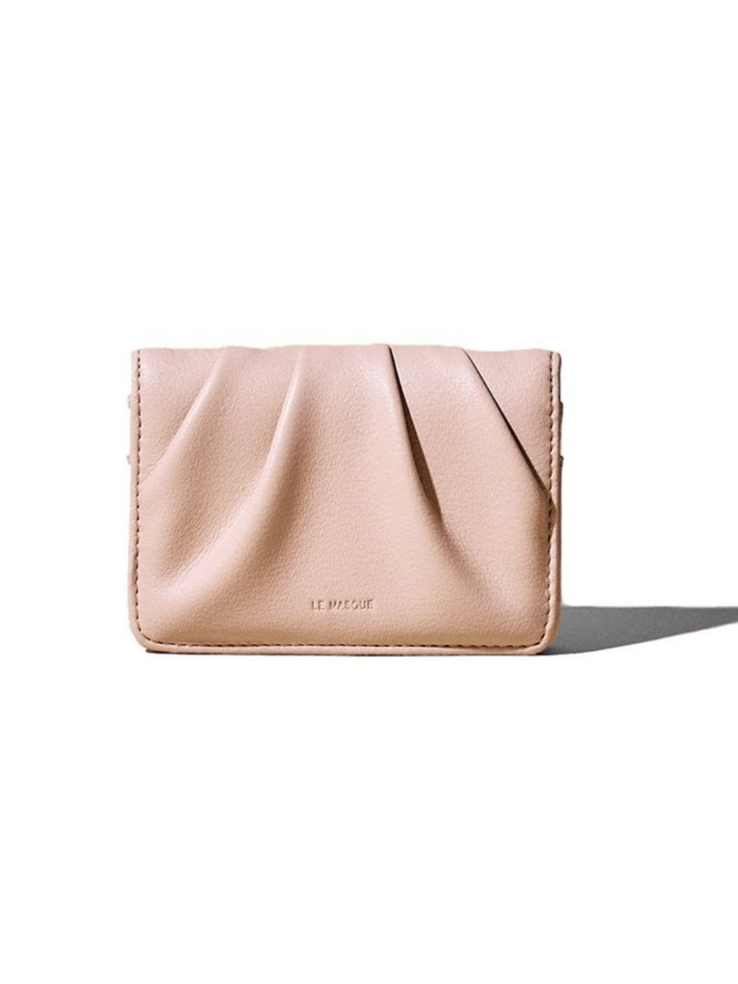 DOUGH Soft Leather Card Case Wallet - Powder Pink