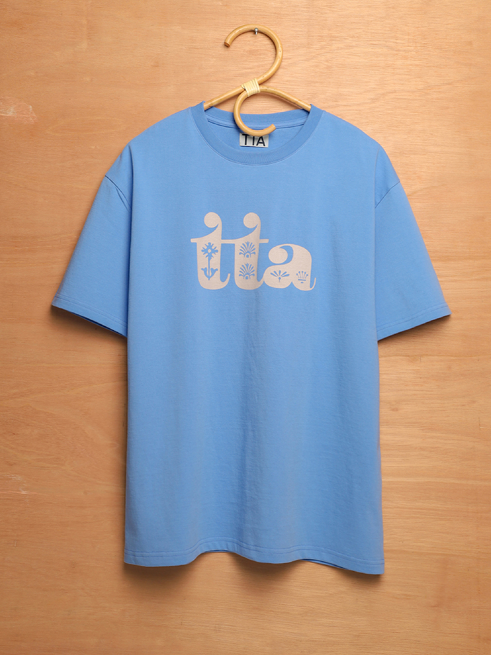 TTA Garden S/S Tshirts-Steel Blue