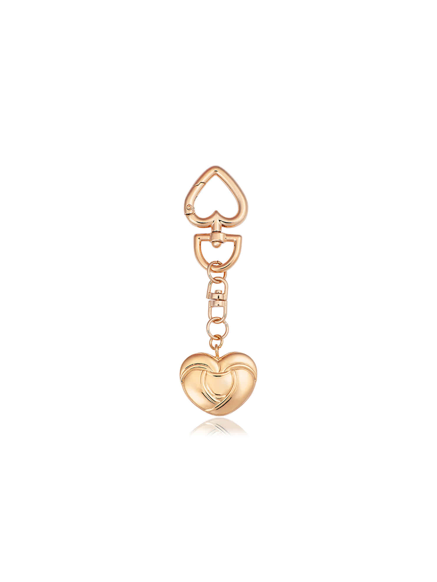 23SS &#039;Color Classic&#039; Heart Key Ring - Gold