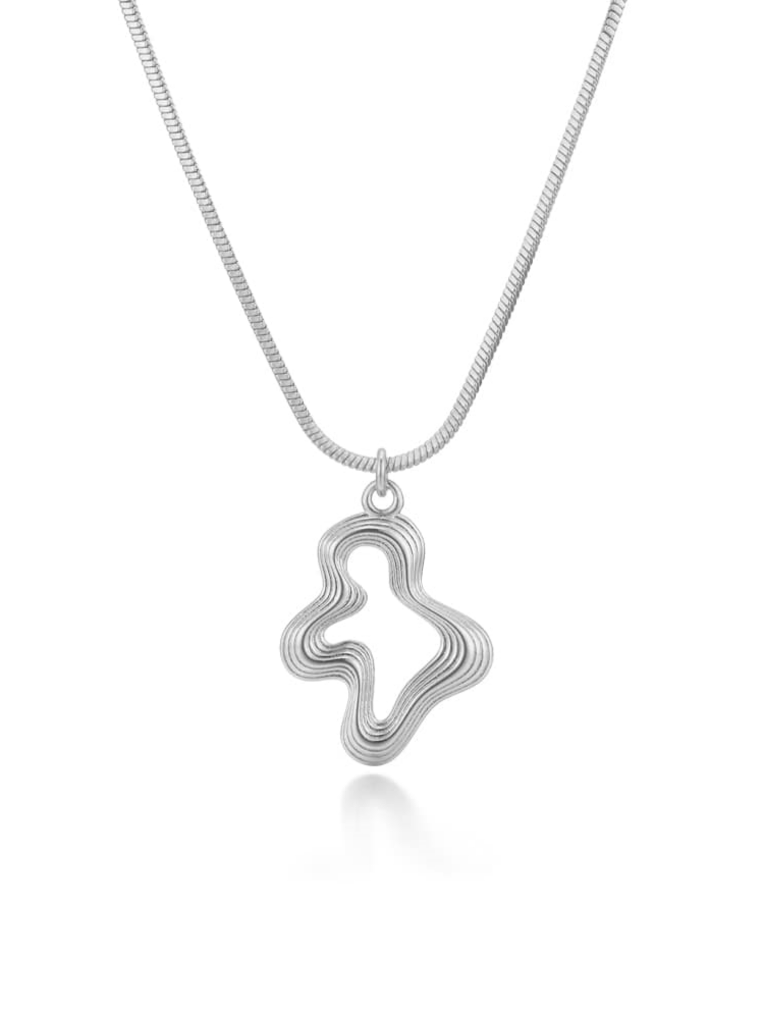 MOMENT Pendant Necklace Silver