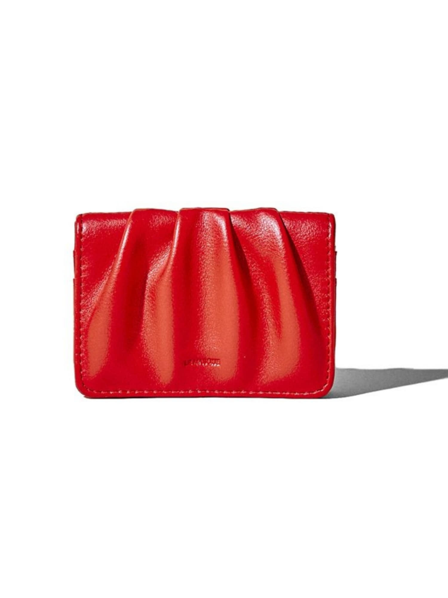 DOUGH Soft Leather Card Case Wallet - Red