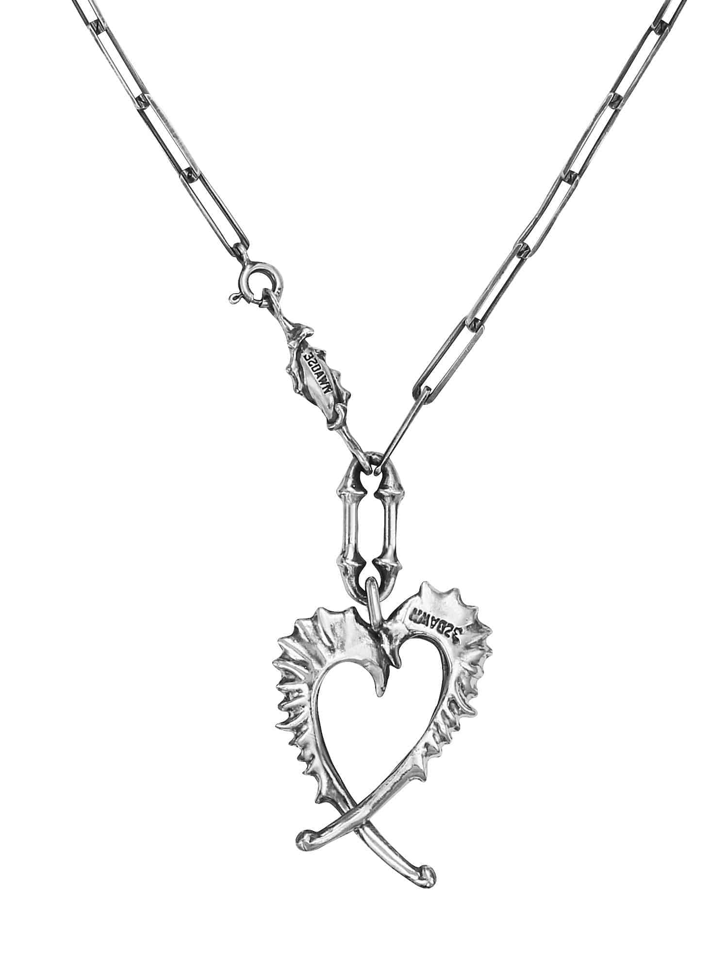Fairy Claw Heart Necklace