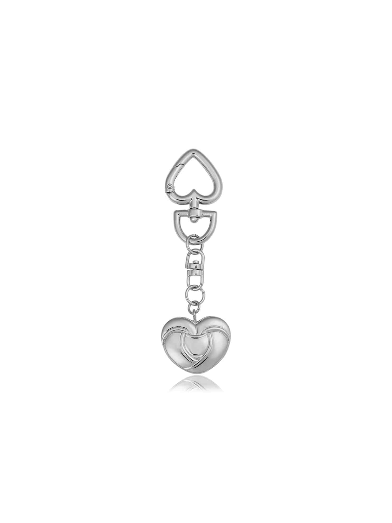 23SS &#039;Color Classic&#039; Heart Key Ring - Silver