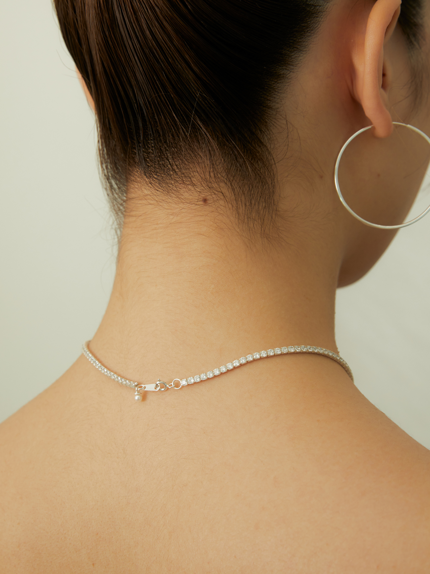 Petite Pearl Sparkle Necklace