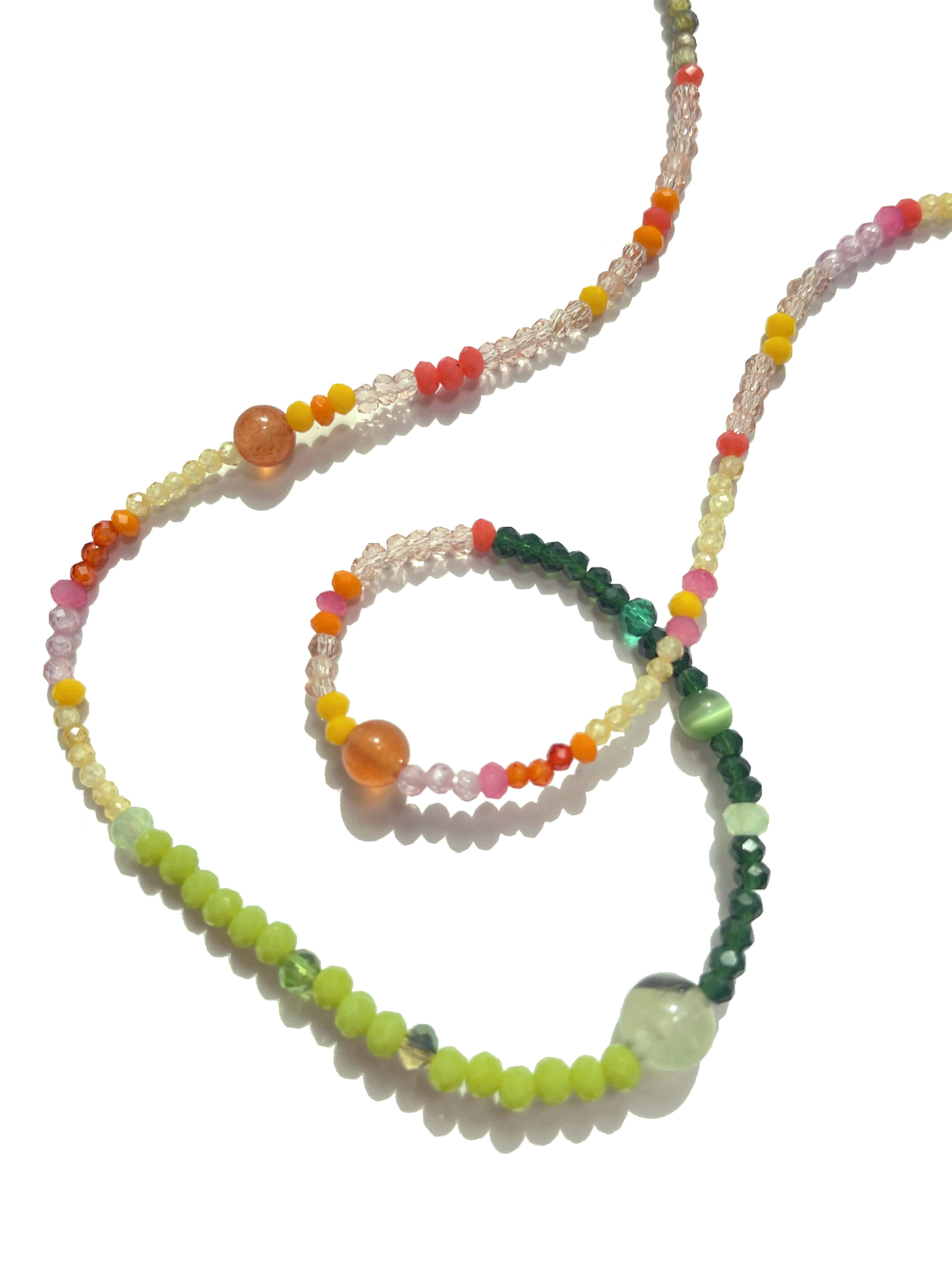 Fruit &amp; Vegetable Collection - Cucumber &amp; Carrot Necklace
