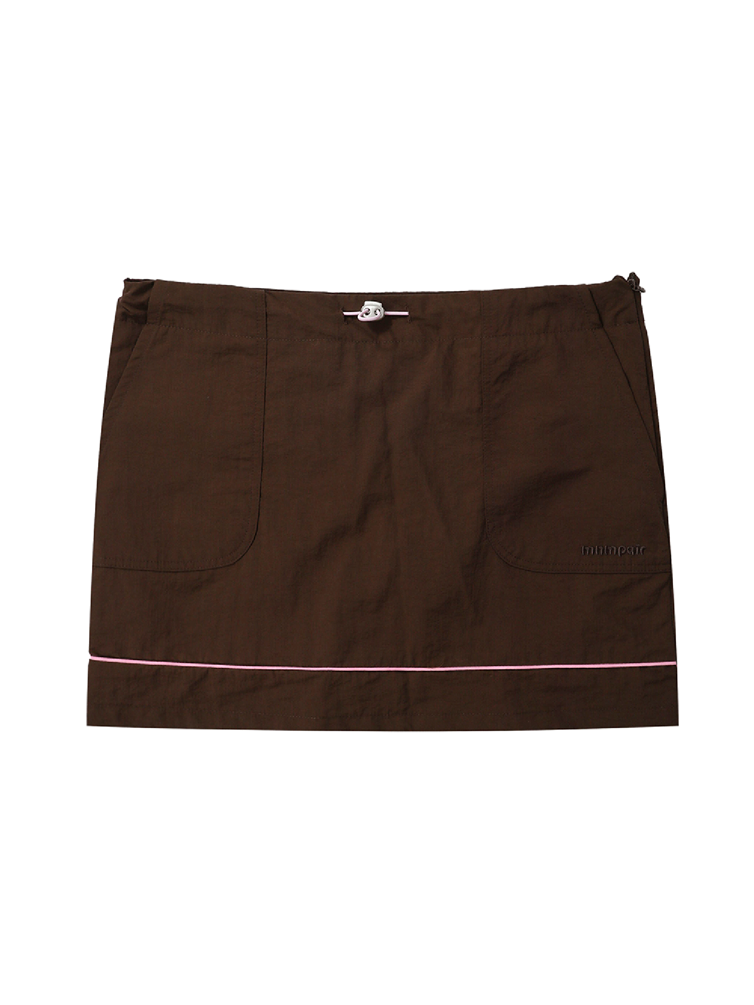 Nylon Skirt - Brown