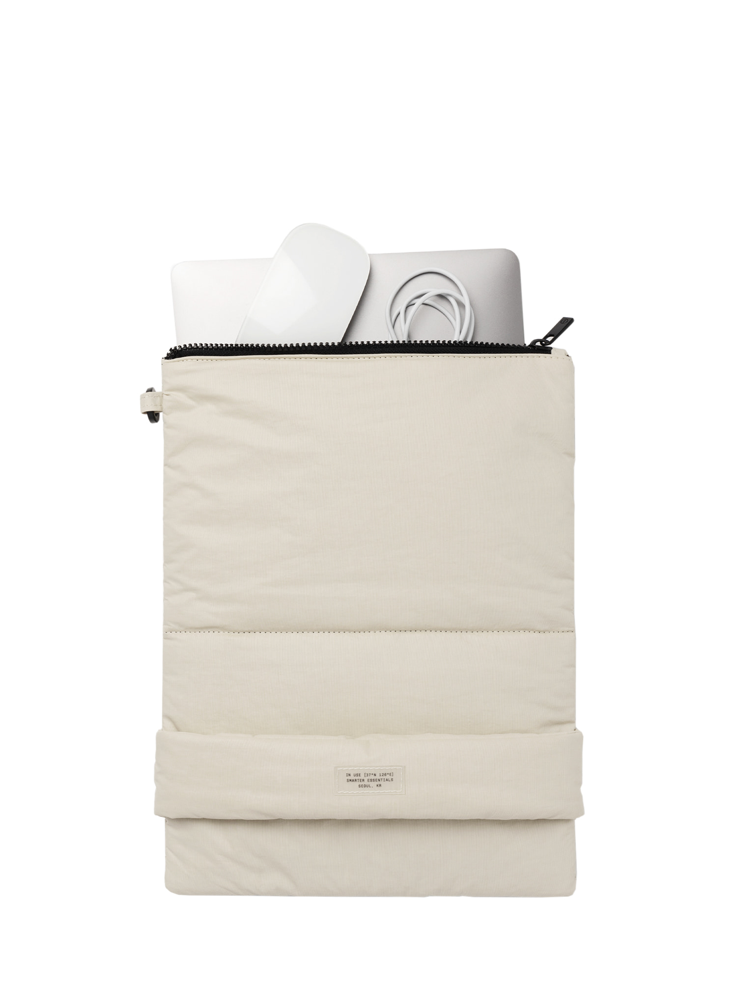 Antimicrobial Foldable Pouch 13&quot; Oat