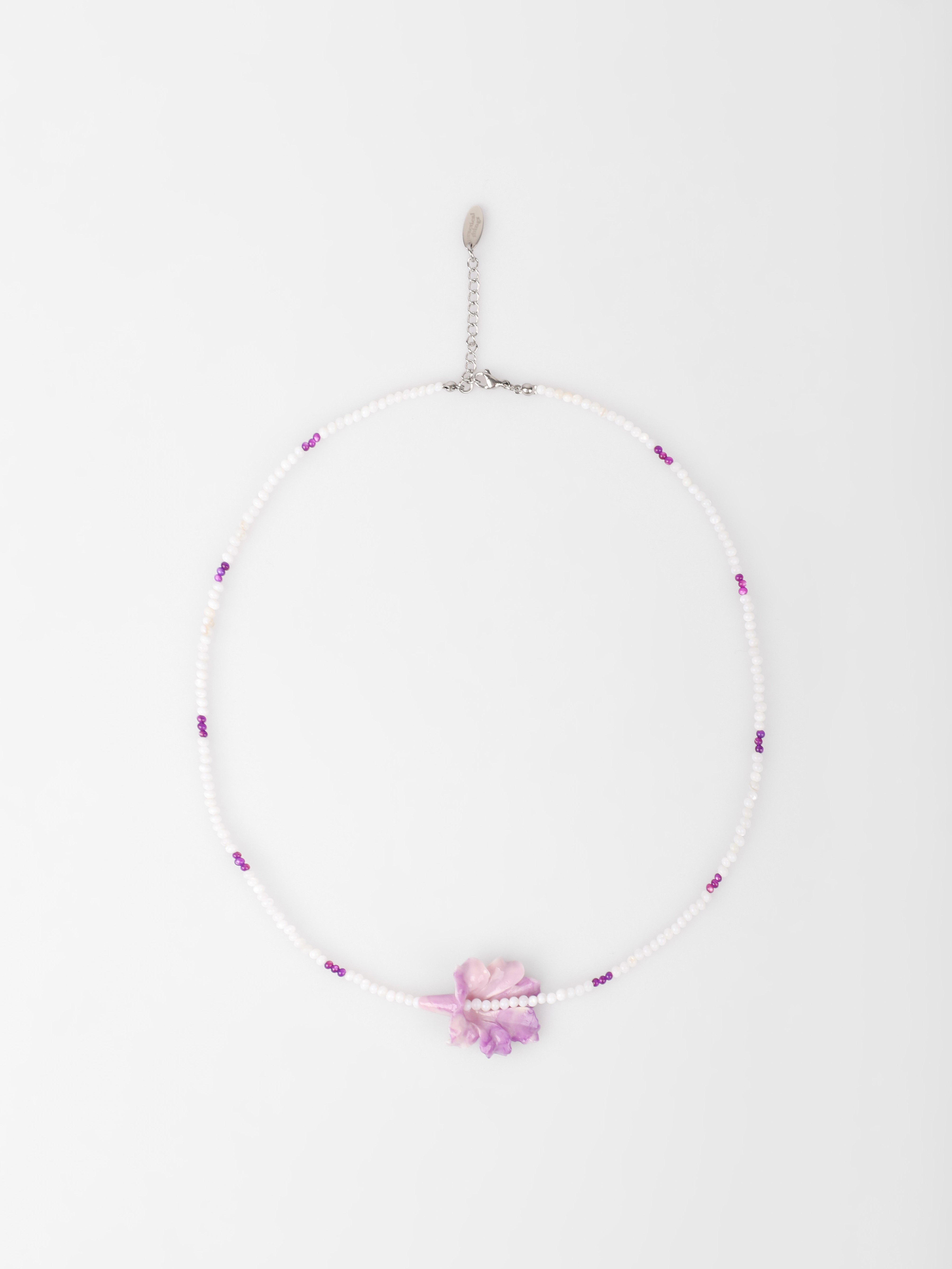 Ancy Lily Necklace - Grape