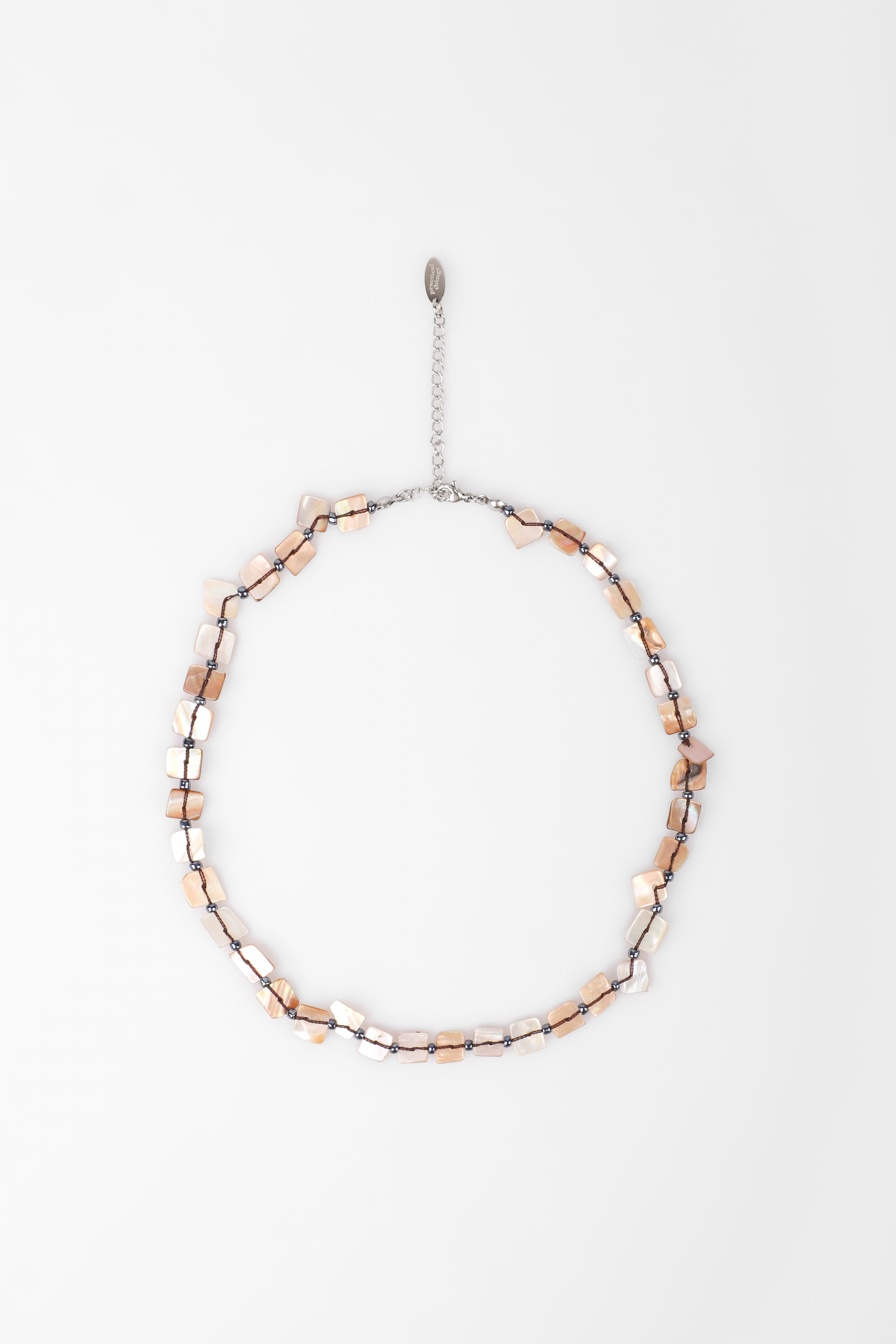 Shell Shalle Necklace - Bark