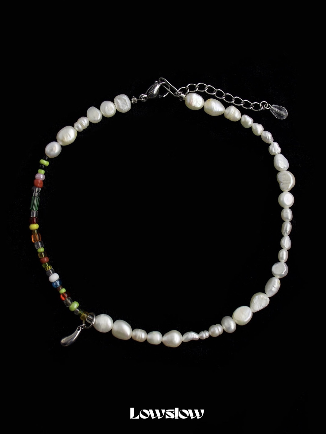 Vary Beads Pearl Necklace