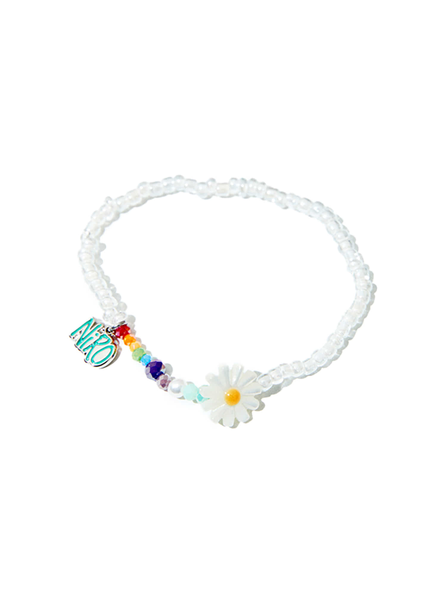 Rainbow Daisy Beads Bracelet #61