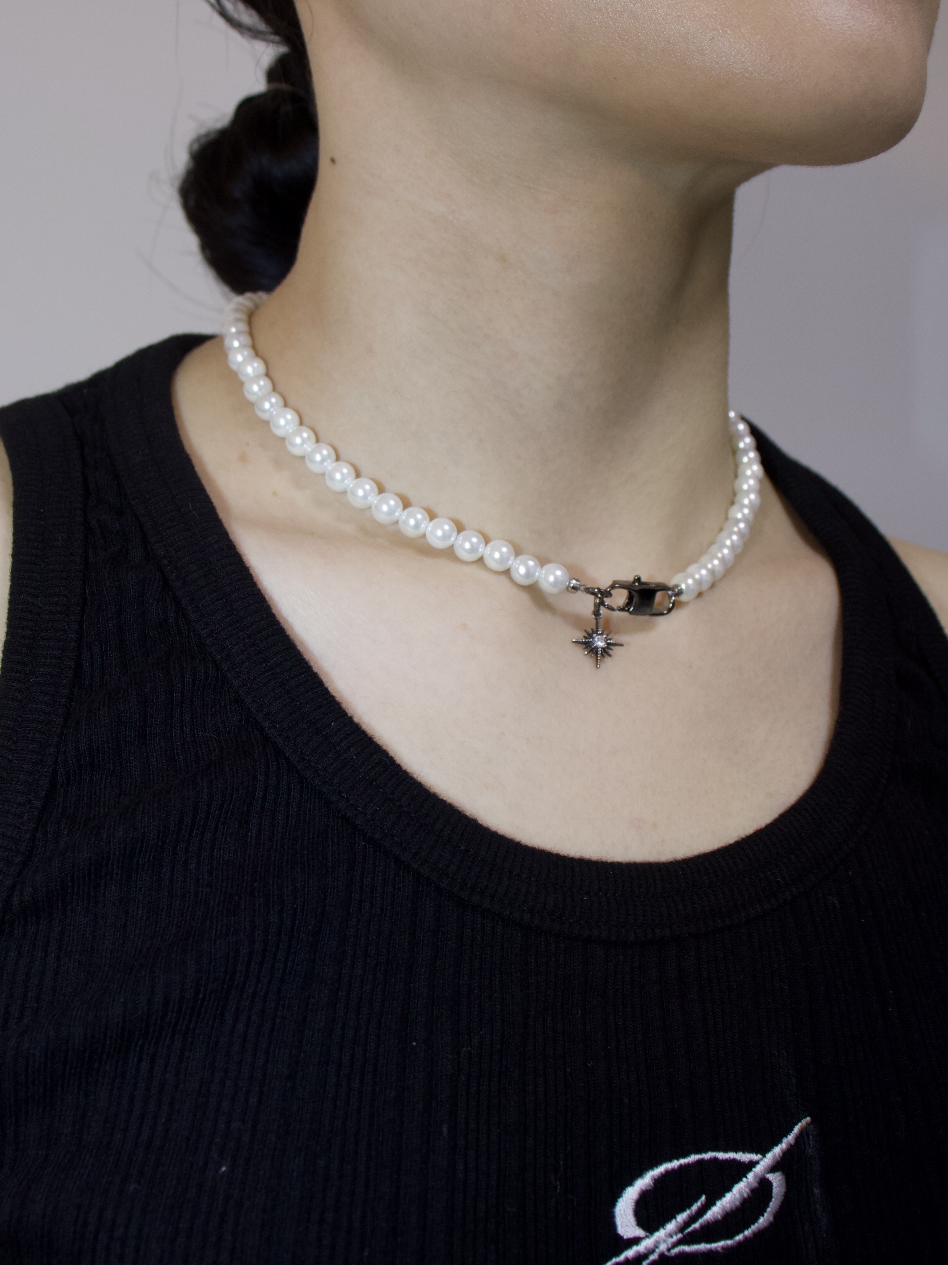 Pointed Pearl Necklace