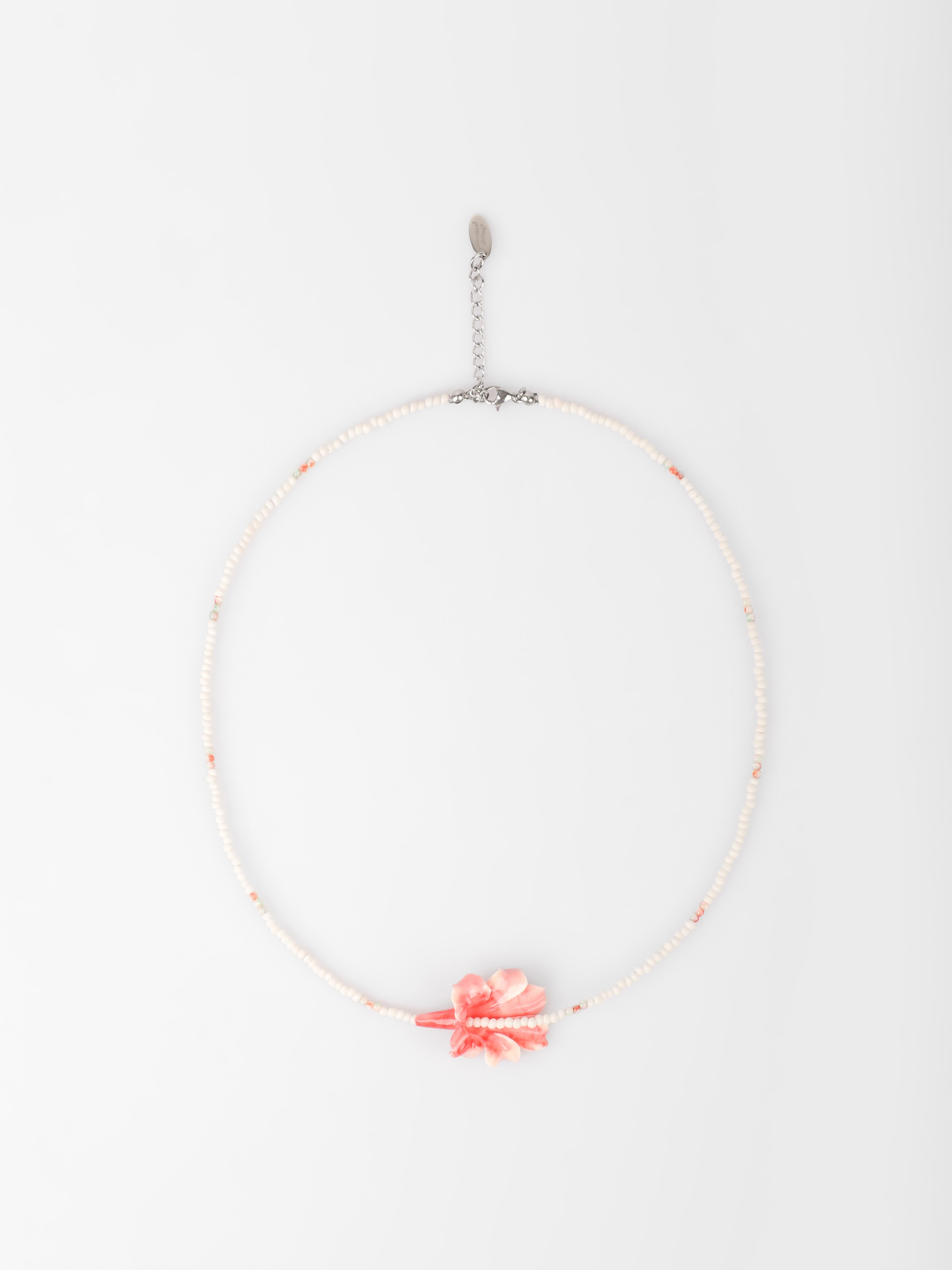 Ancy Lily Necklace - Coral Reef