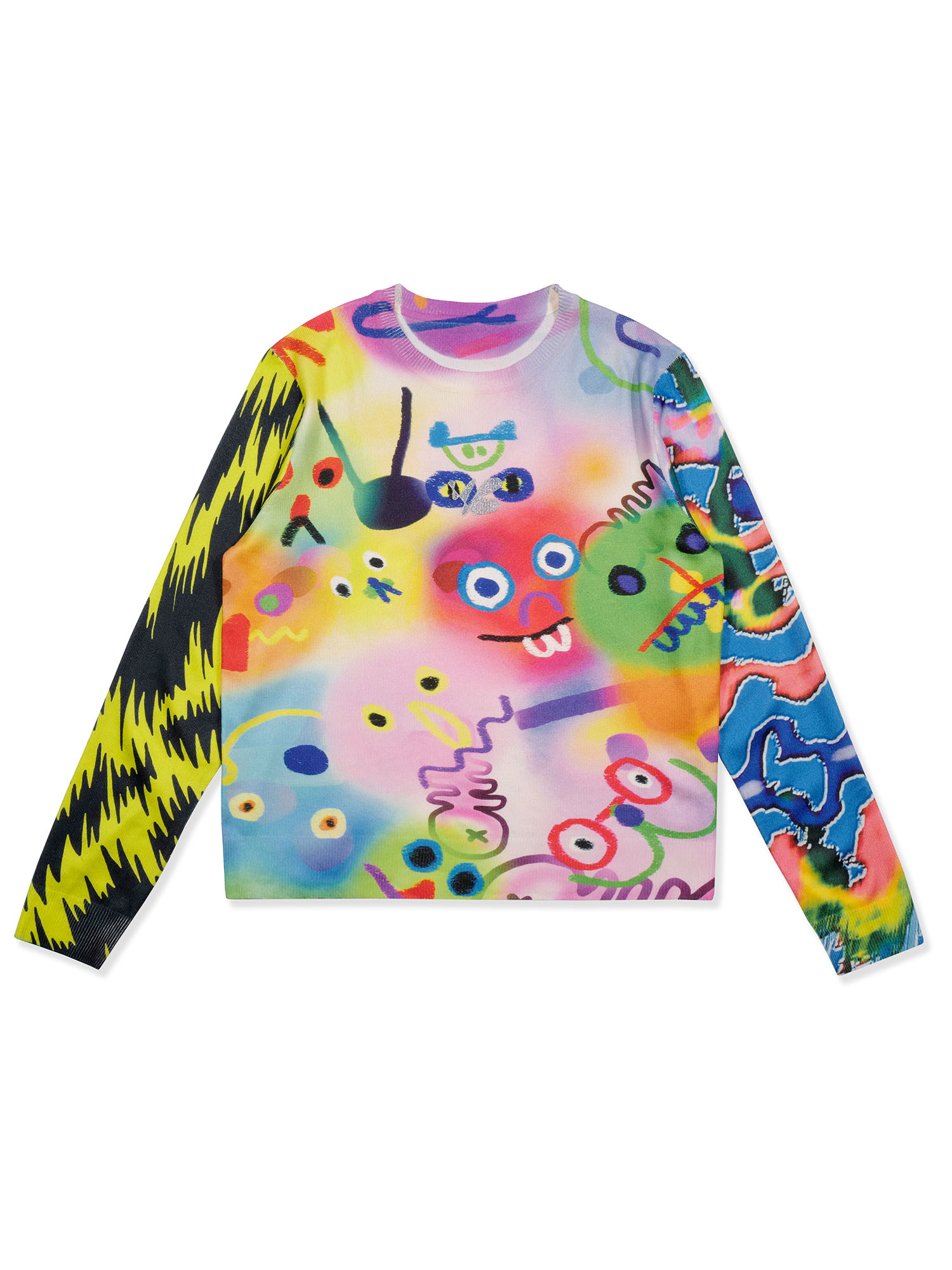 Full Graphic Knit Long Sleeve_Mix