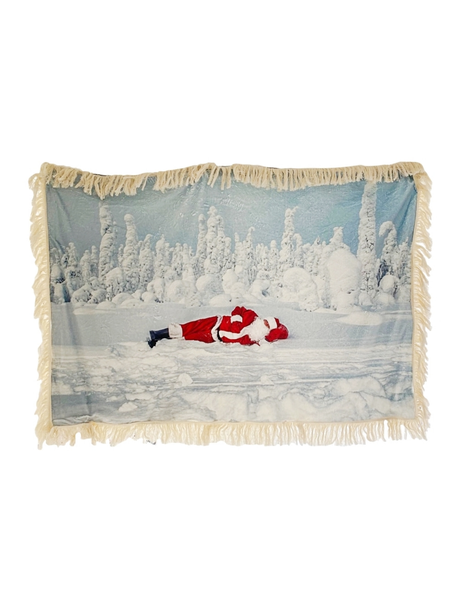 Sleeping Santa Blanket - Horizontal