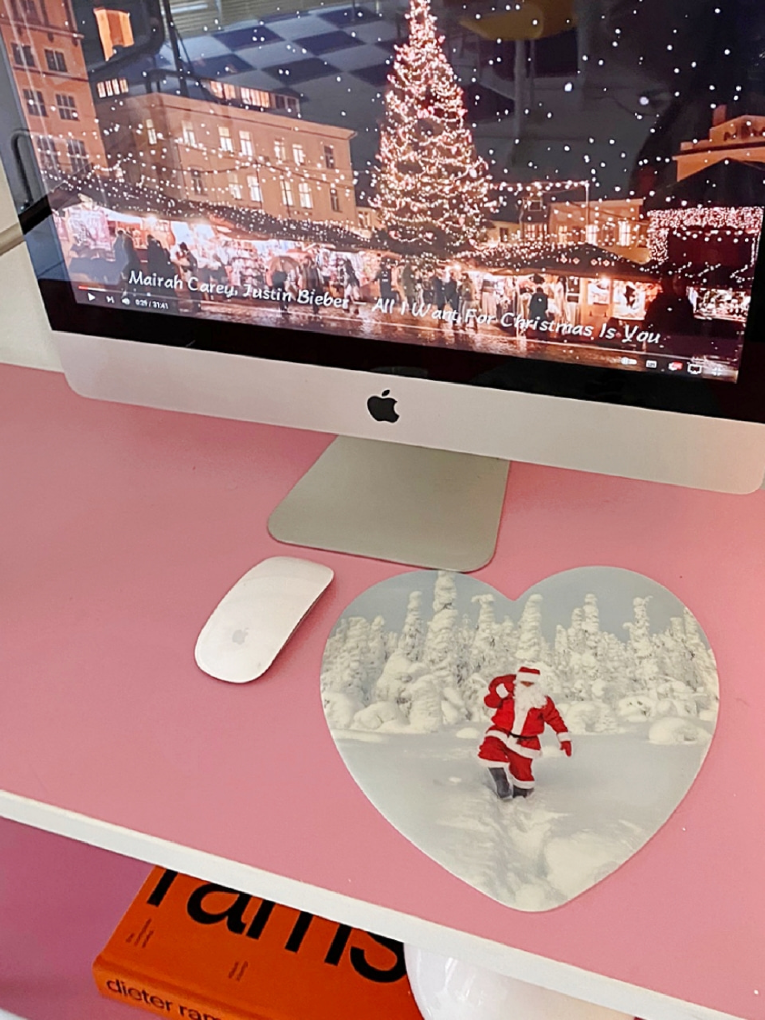 Working Santa Mousepad