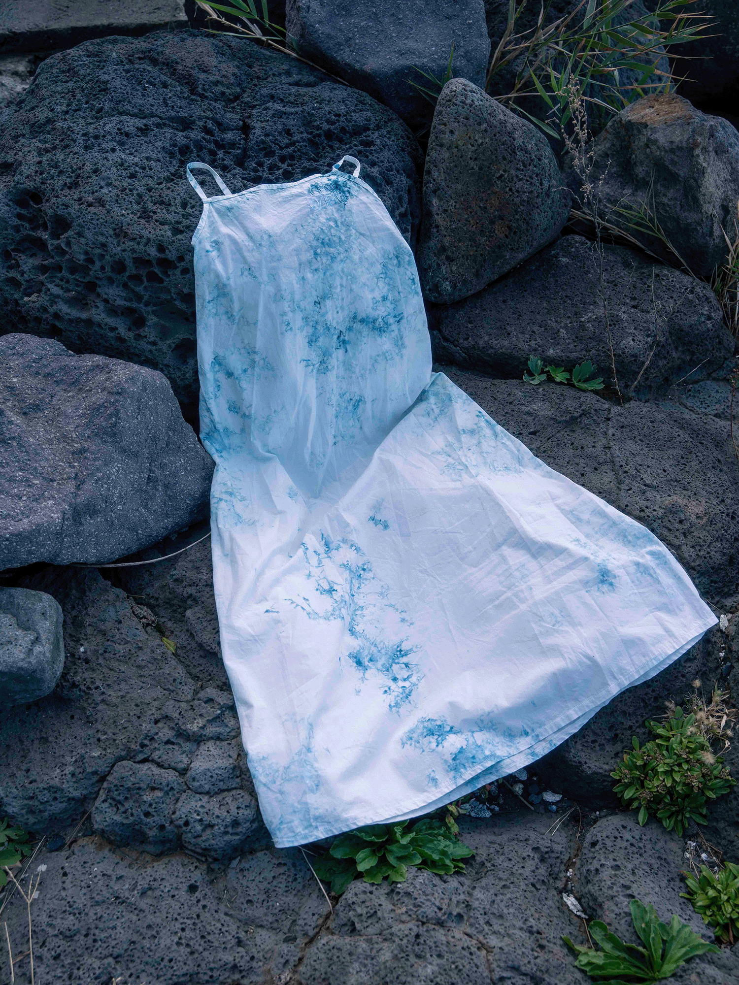 Tie-dye Dress_Blue