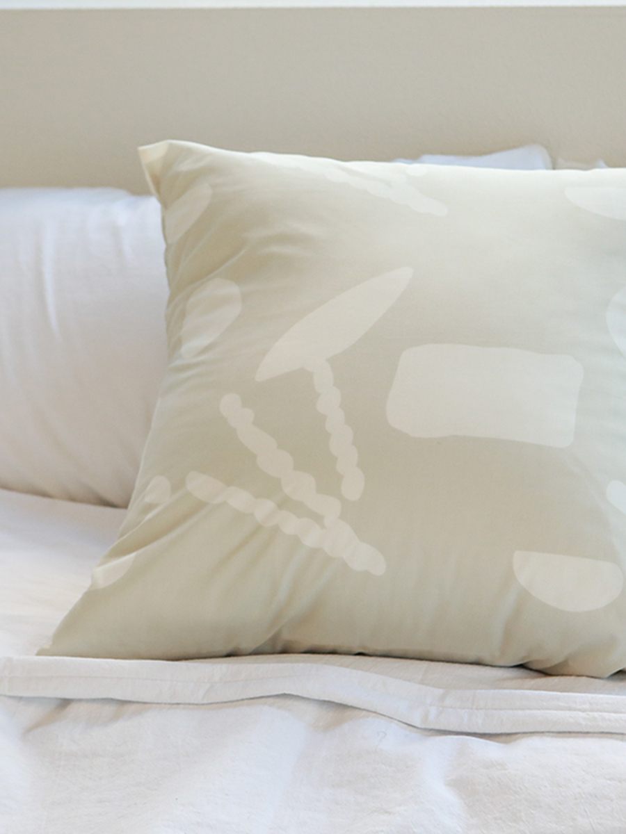 [three lines] pattern cushion cover