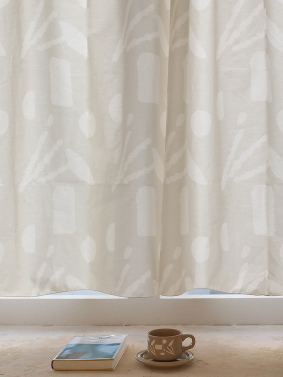[three lines] pattern curtain_small