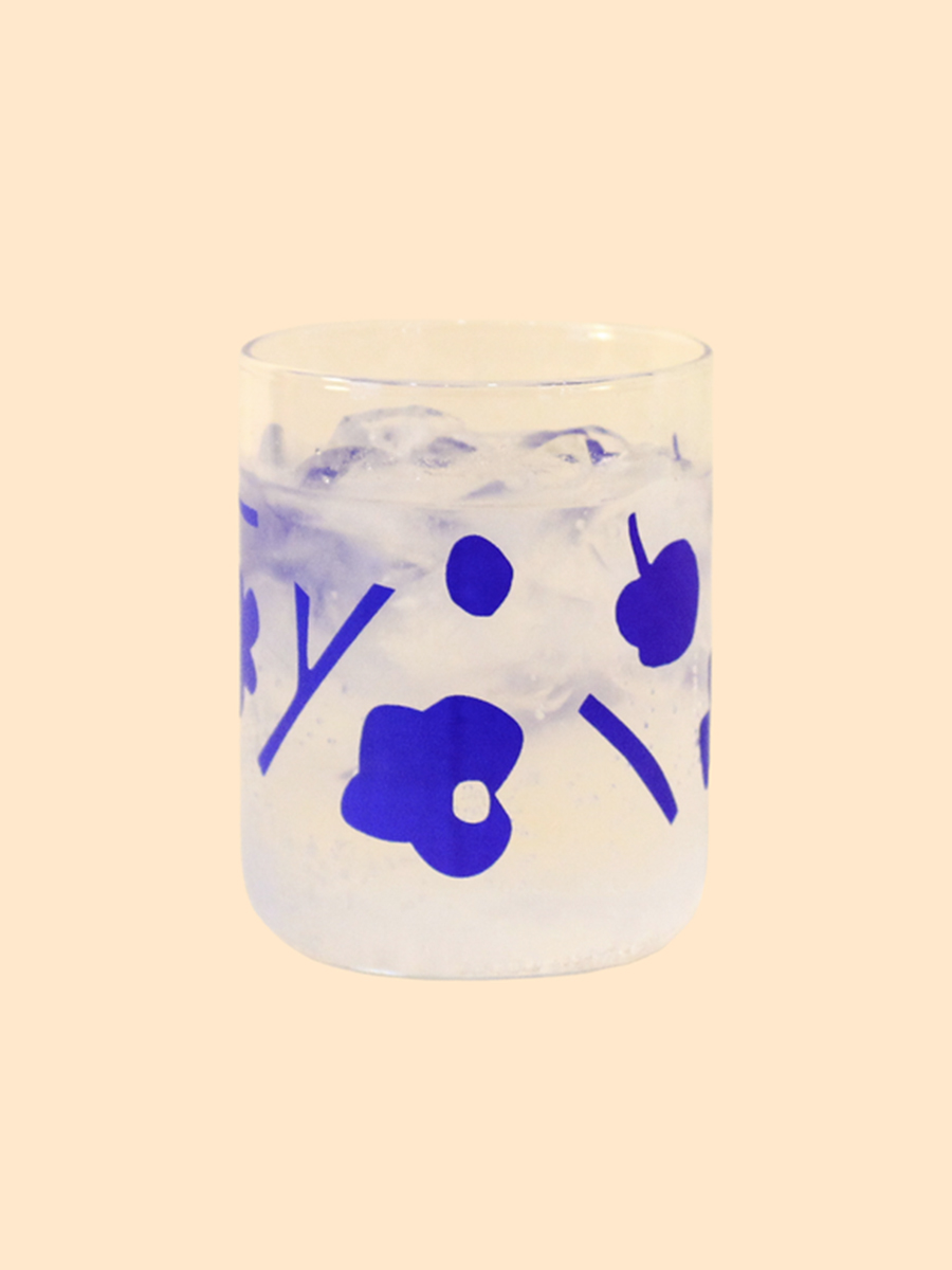 [cotton-candy tree] pattern glass