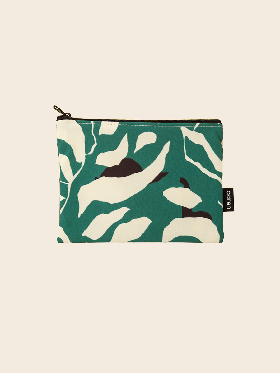 [dinosaur under leaves] pattern pouch