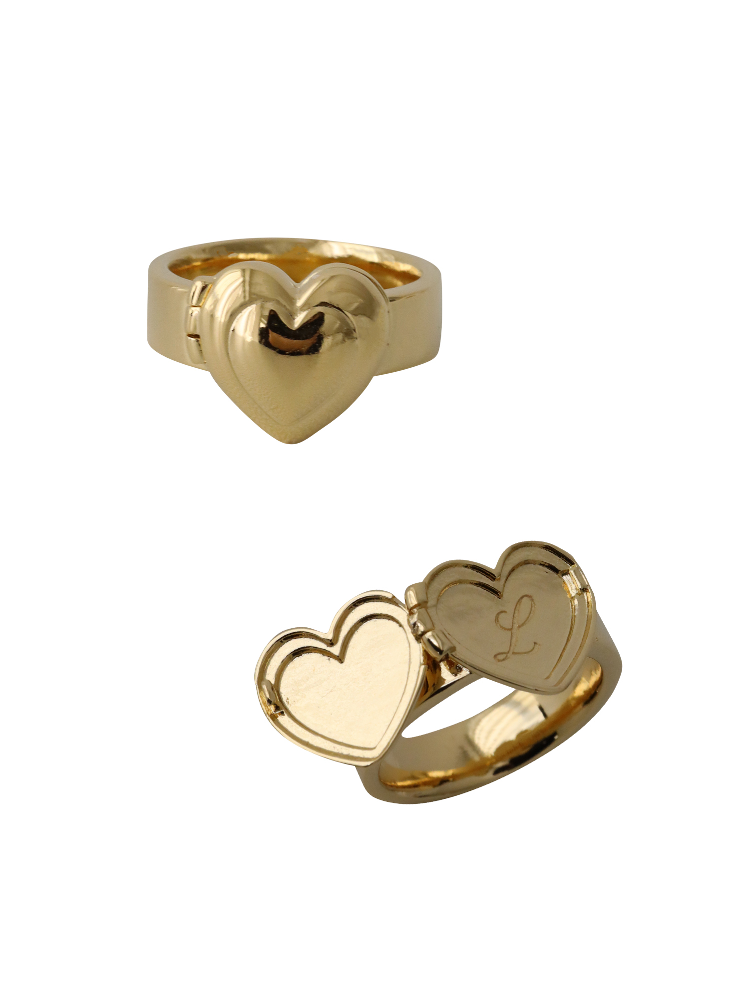 Love myself Ring ( Gold Vermeil / Polished )