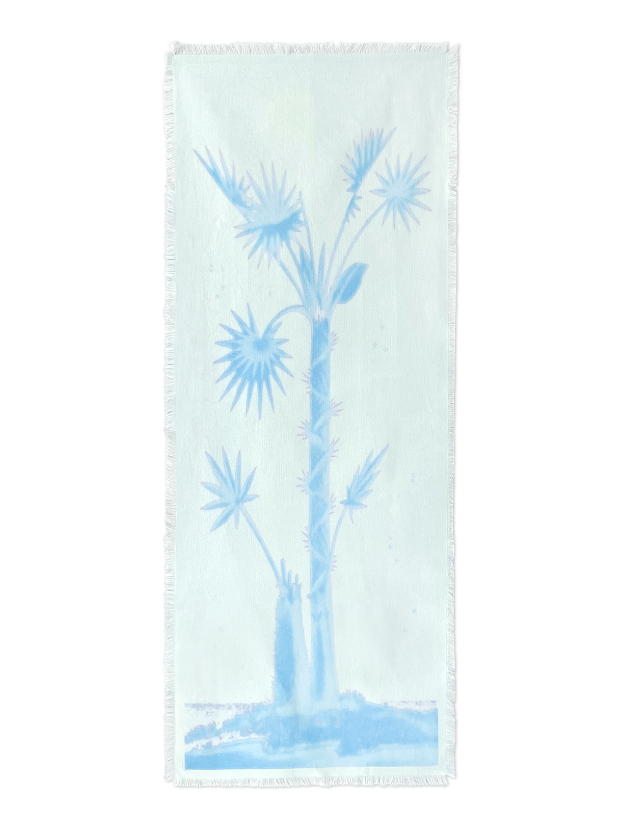 Crystal Palm Tree Fabric Poster