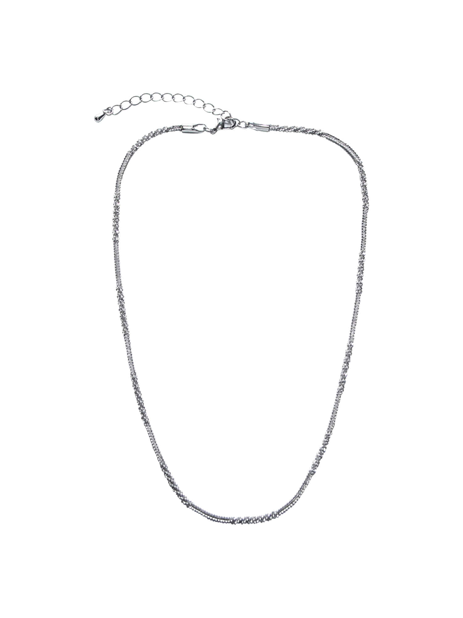 Shirring Silver Necklace