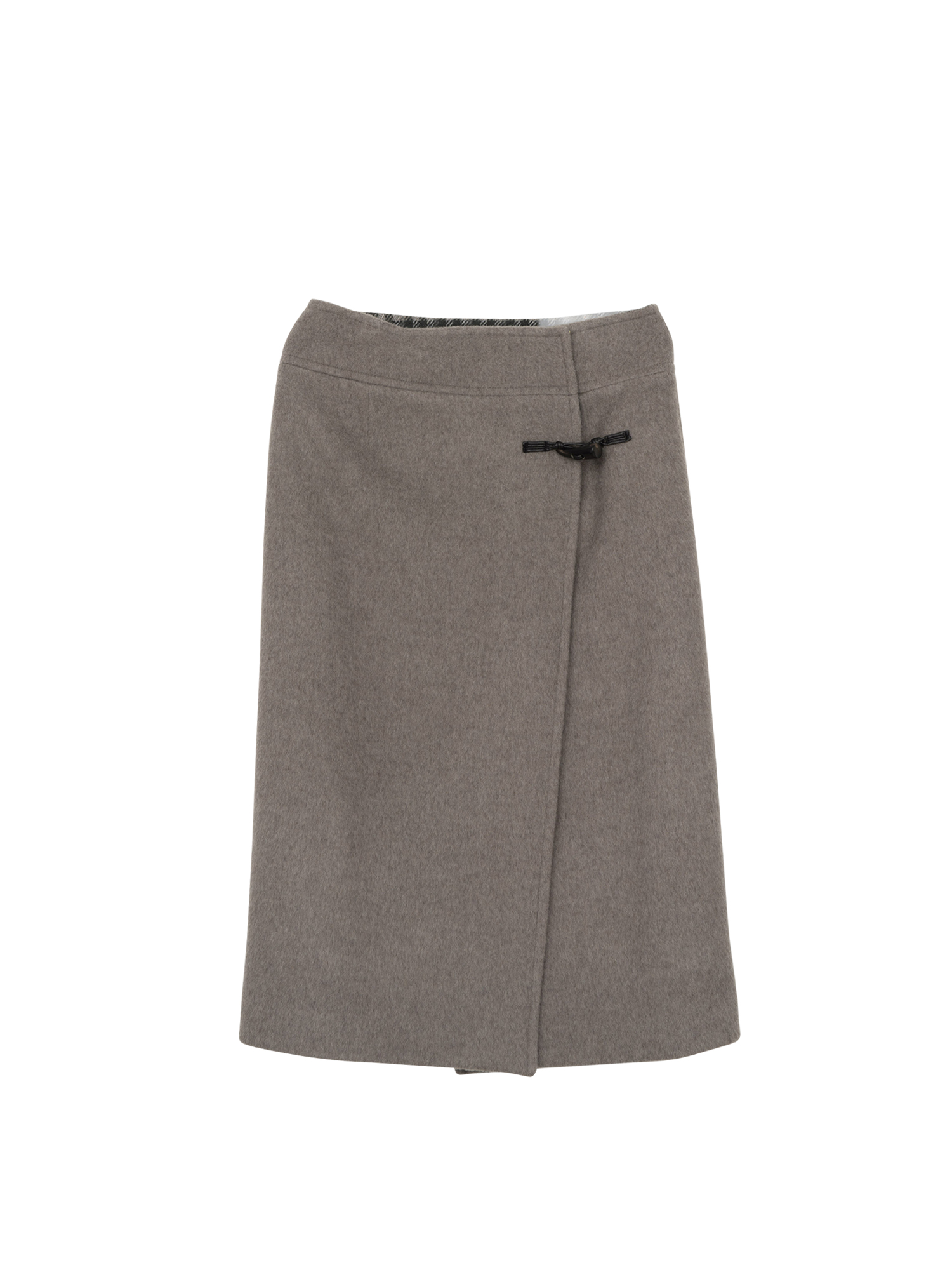 Duffle Wrap Skirt - Melange Grey